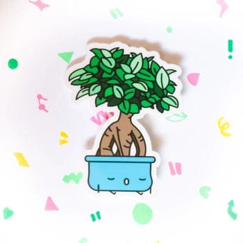 Plant Goals Plant Shop Ficus Ginseng | Vinyl Sticker