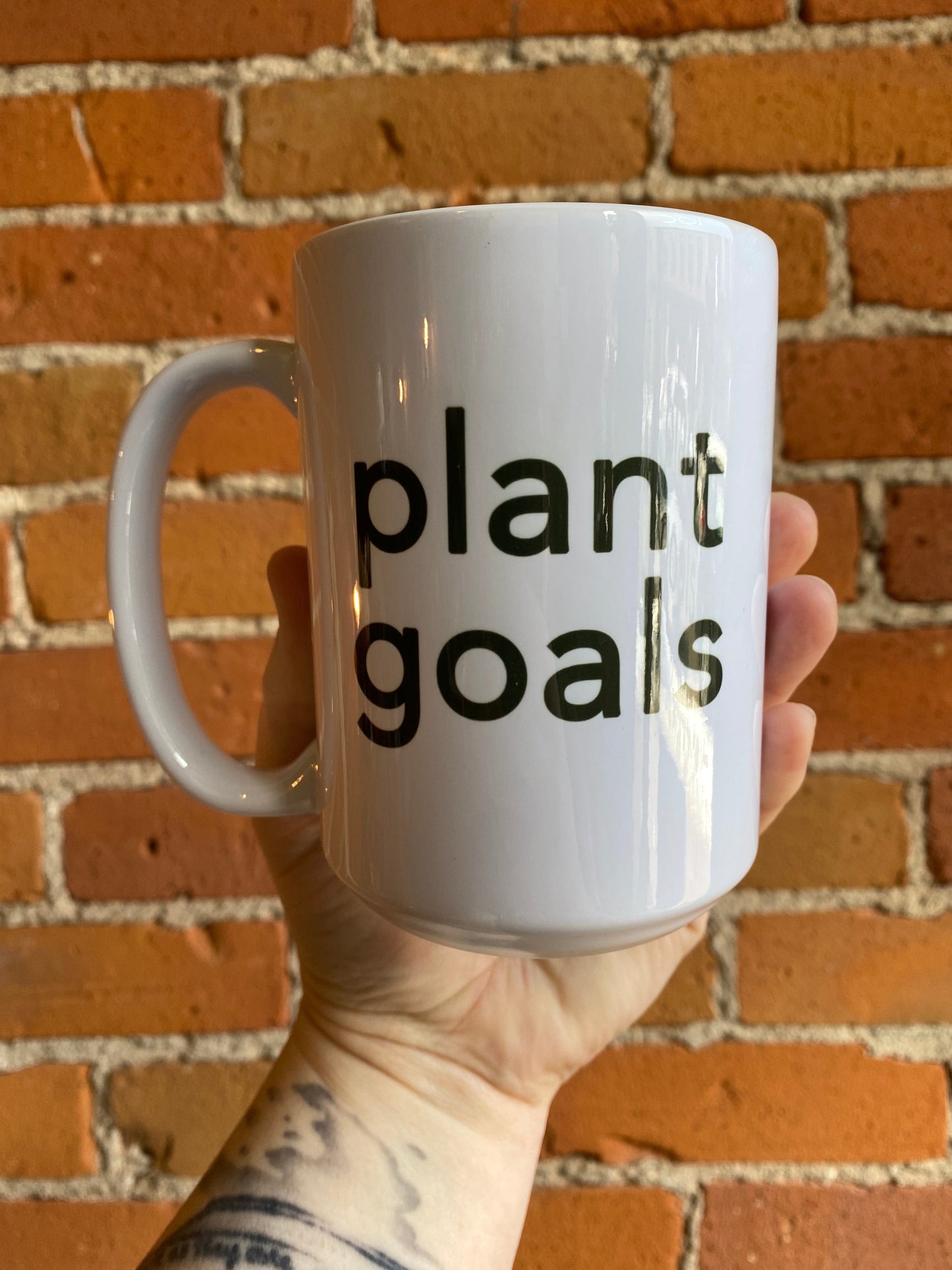 Plant Goals Plant Shop Plant Goals Logo Mug