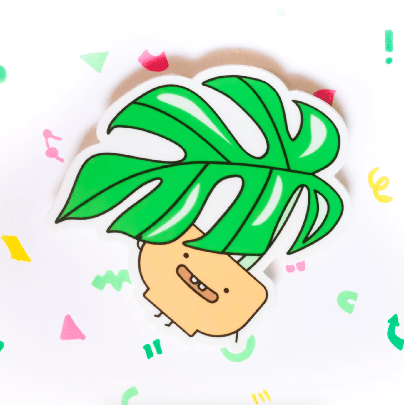 Plant Goals Plant Shop Rhaphidophora Tetrasperma | Vinyl Sticker
